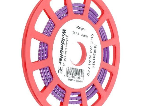 CLI C 02-3 VI/WS 7 CD Wire Labels & Markers