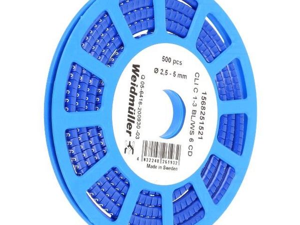CLI C 1-3 BL/WS 6 CD Wire Labels & Markers