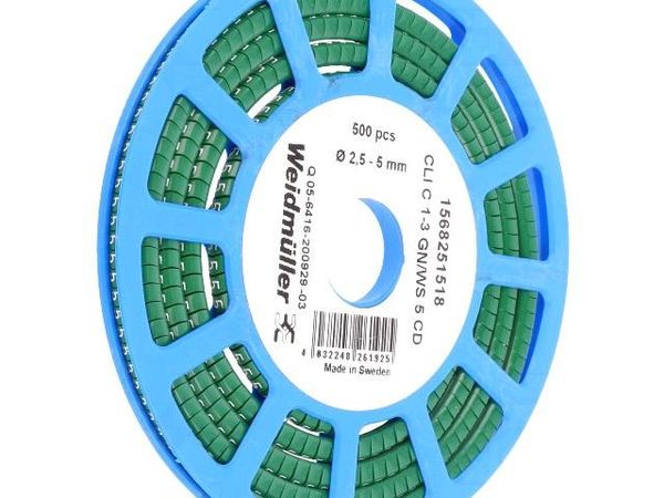 CLI C 1-3 GN/WS 5 CD Wire Labels & Markers