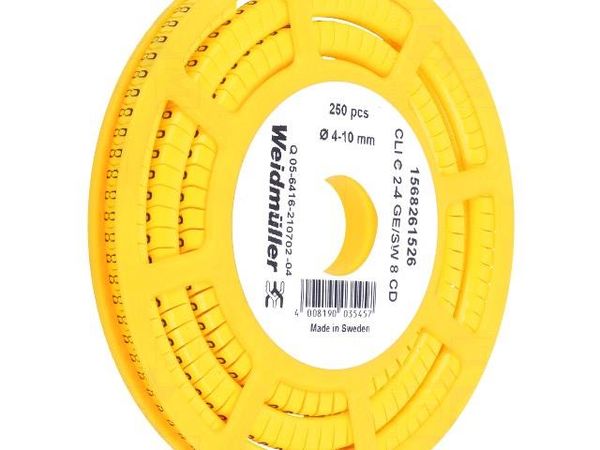 CLI C 2-4 GE/SW 8 CD Wire Labels & Markers