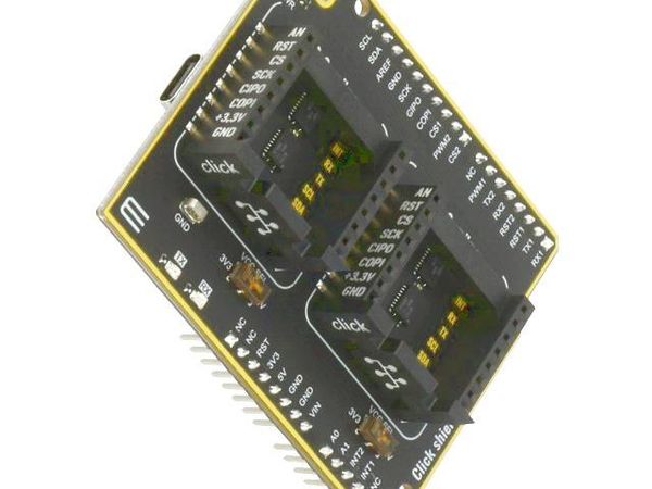 CLICK SHIELD FOR ARDUINO UNO Development Boards & Kits - Other Processors
