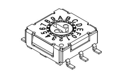 RDS-16S-7229-A-SMT electronic component of CUI Devices