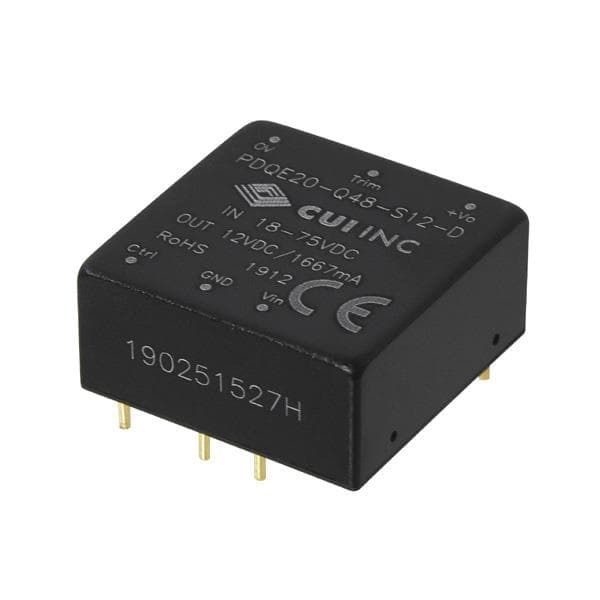 PDQE20-Q48-S24-D electronic component of CUI Inc