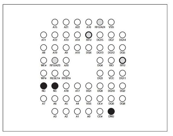 S29GL128S10TFB013 electronic component of Infineon