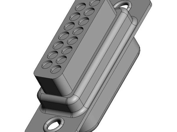 DAU-15PF-F0 D-Sub Standard Connectors