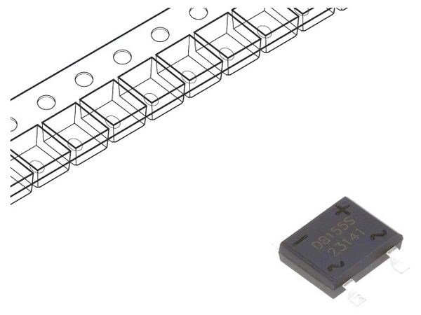 DB155STR electronic component of SMC Diode