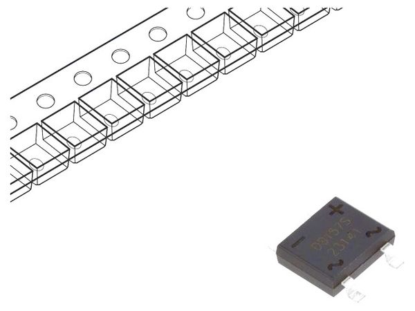 DB157STR electronic component of SMC Diode