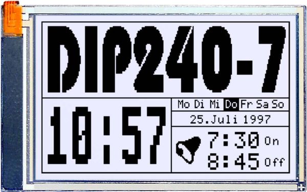 EA DIP240J-7KLWTP electronic component of Display Visions