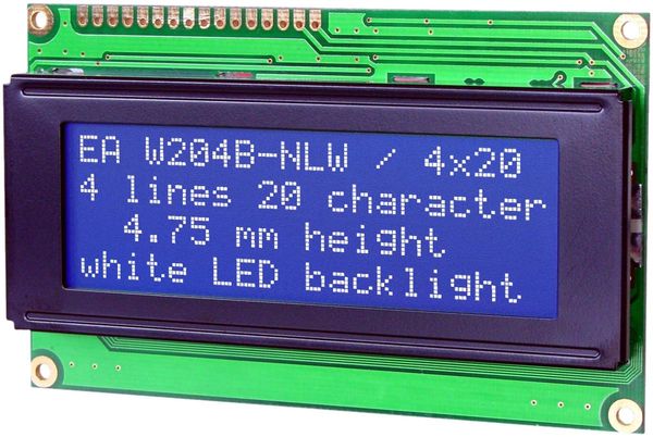 EA W204B-NLW electronic component of Display Visions