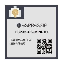 ESP32-C6-MINI-1U-H4 electronic component of Espressif