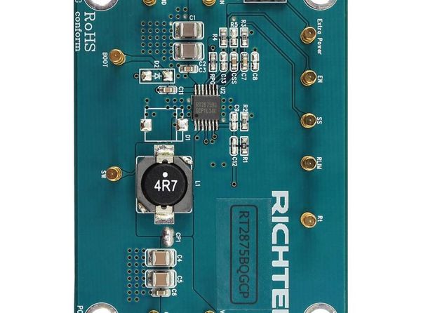 EVB_RT2875BQGCP Power Management IC Development Tools