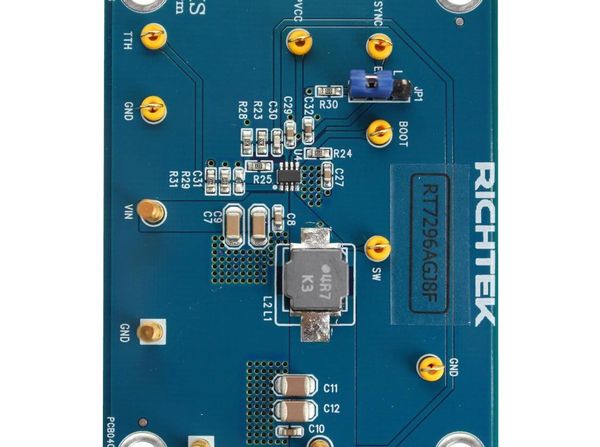 EVB_RT7296AGJ8F Power Management IC Development Tools