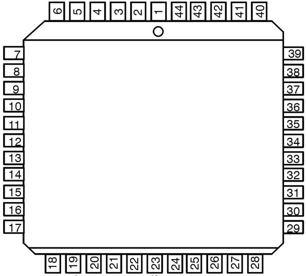 ST16C650ACJ44-F electronic component of MaxLinear