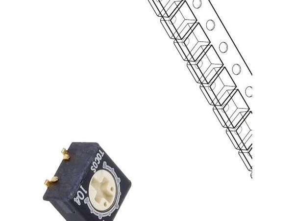 G43AT-B102 Trimmer Resistors - SMD