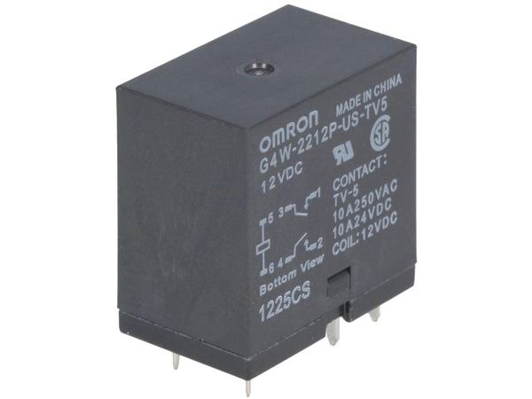 G4W-2212P-US-TV5 12VDC electronic component of Omron