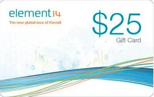 GIFT CARD 25 DOLLARS electronic component of ELEMENT