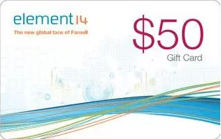 GIFT CARD 50 DOLLARS electronic component of ELEMENT