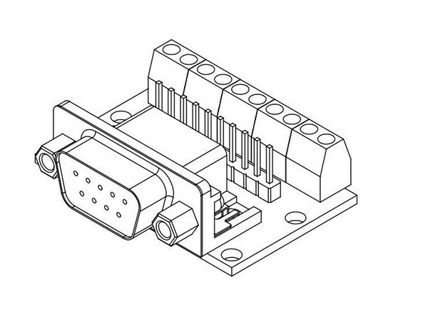 DB9F-TERM-COV electronic component of Gravitech