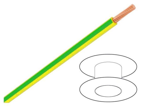 H05V-K0.75-GY/100  Wire & Cable