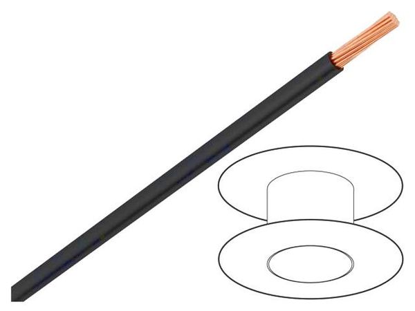 H07V2-K-1.00-BK  Wire & Cable