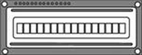 HDM16116L-L30S electronic component of Hantronix