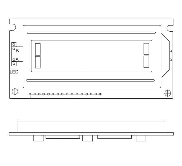 HDM16216L-B-Y11S electronic component of Hantronix