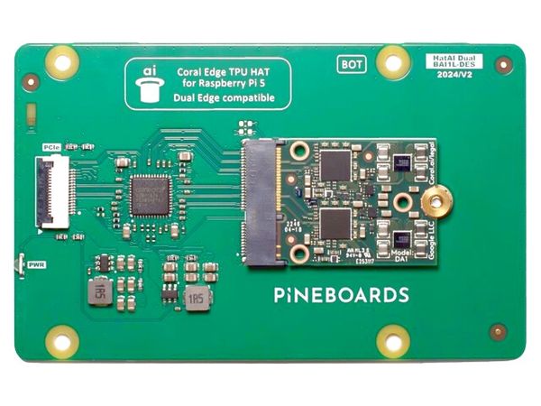 HAT AI DUAL EDGE TPU BUNDLE electronic component of PINEBOARDS