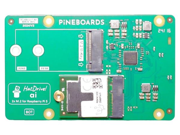 HATDRIVE! AI CORAL EDGE TPU BUNDLE electronic component of PINEBOARDS