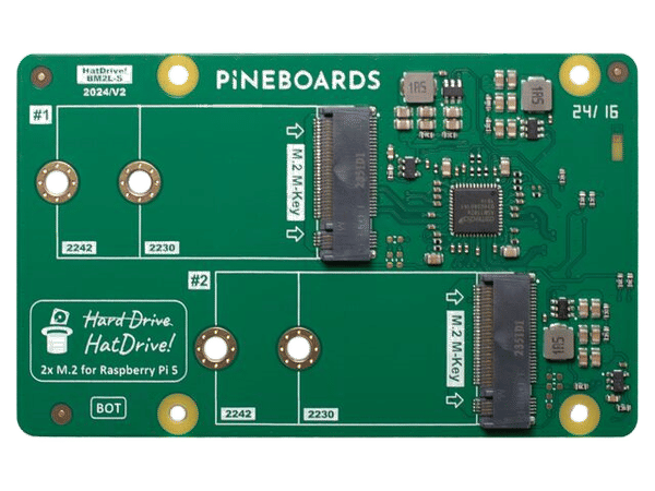 HATDRIVE! DUAL electronic component of PINEBOARDS