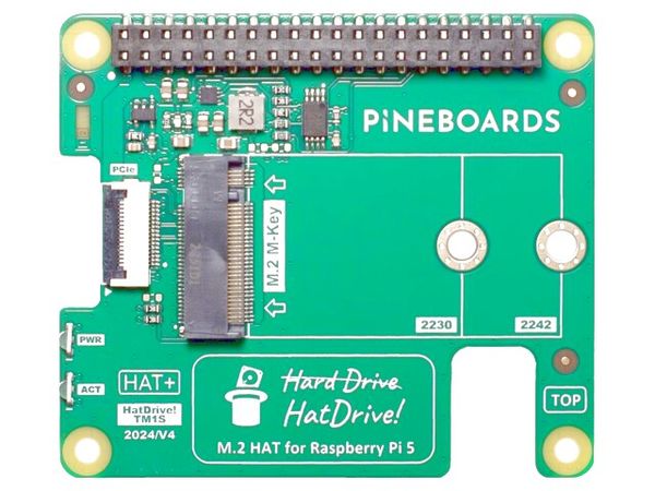 HATDRIVE! TOP electronic component of PINEBOARDS