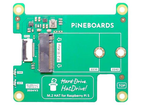HATDRIVE! TOP LITE electronic component of PINEBOARDS