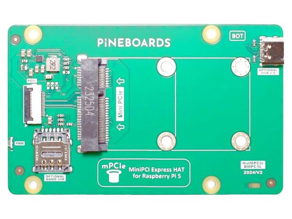 HAT MPCIE electronic component of PINEBOARDS