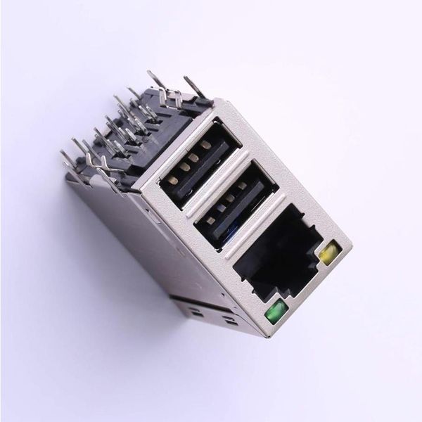 HC-RJ45-2USB-02 Modular Connectors / Ethernet Connectors