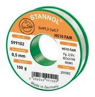 HS10 FAIR, 0.5MM, 100G electronic component of Stannol