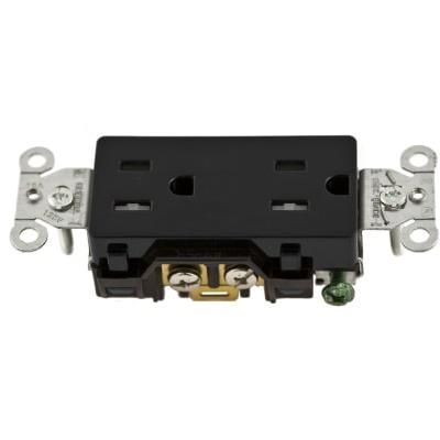 DR15BLKTR AC Power Plugs & Receptacles