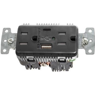 USB20AC5BK AC Power Plugs & Receptacles