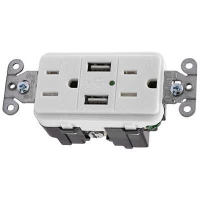 USB20X2I AC Power Plugs & Receptacles