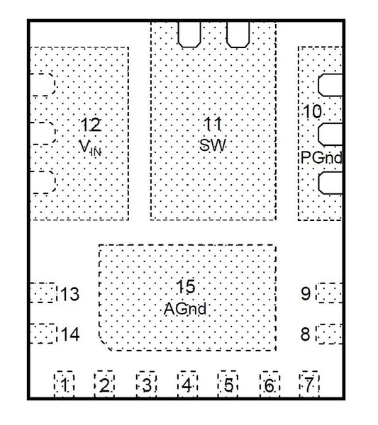 IR3801AMTRPBF electronic component of Infineon