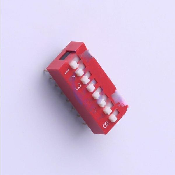 KF1001-08P-R0-GL-DFT-01B DIP Switches/SIP Switches