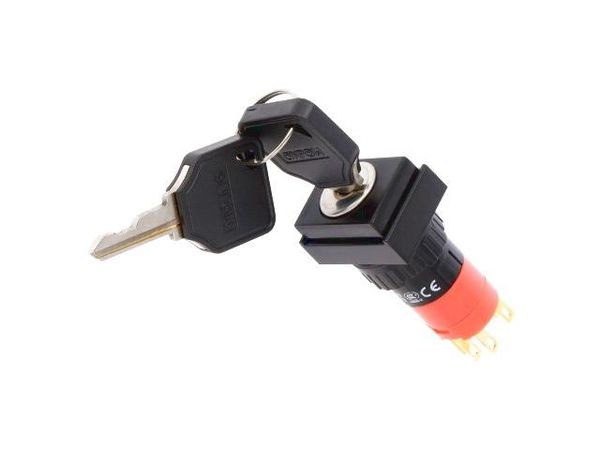 LAS1J-11Y/2/JC Keylock Switches