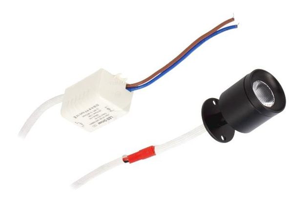 LED CHANEL 1VATT BALCK 1W 4000K  Optoelectronics