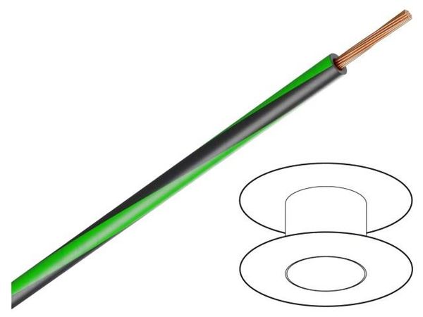 LGY0.50-BK/GR  Wire & Cable