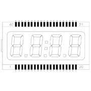 LCD-S401C71TR electronic component of Lumex