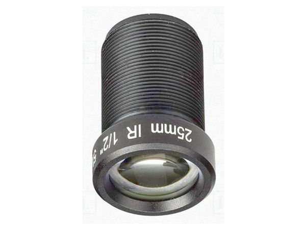 M12 LENS 5MP 25MM TELEPHOTO ~18 DEG 