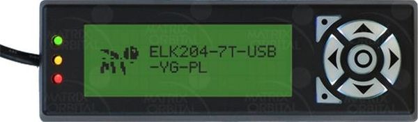 ELK204-7T-USB-YG-PL electronic component of Matrix Orbital