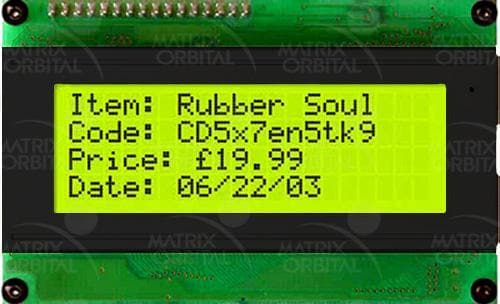 LCD2041-E electronic component of Matrix Orbital