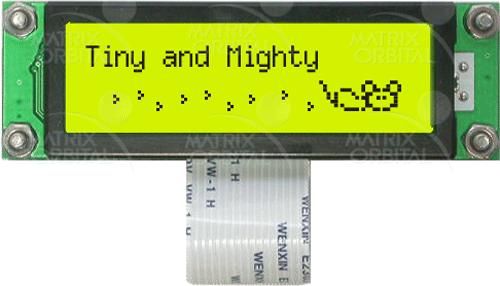 MOS-AL162F-YX3SJ electronic component of Matrix Orbital