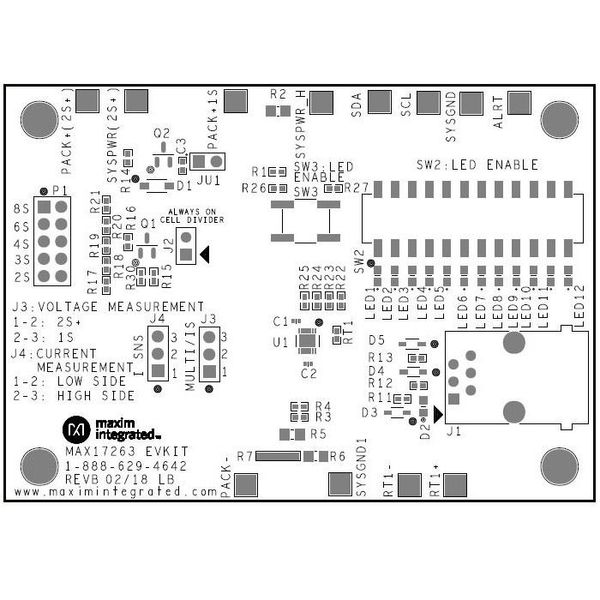 MAX17263GEVKIT# electronic component of Analog Devices