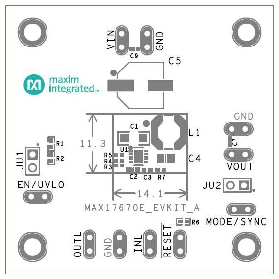 MAX17670EEVKIT# electronic component of Analog Devices