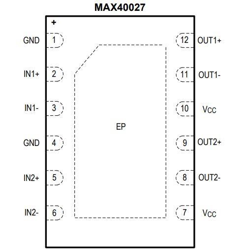 MAX40027ATC/VY+ electronic component of Analog Devices